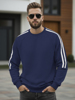 FashionAndYOUTH Full Sleeve Solid Men Sweatshirt