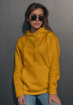 Pwexz Full Sleeve Solid Women Sweatshirt