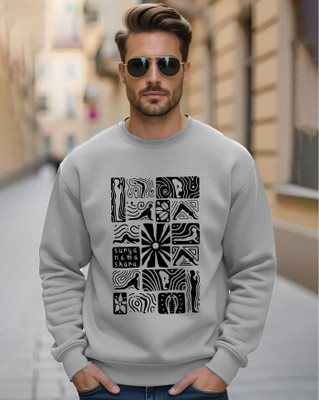 AUSK Full Sleeve Printed Men Sweatshirt