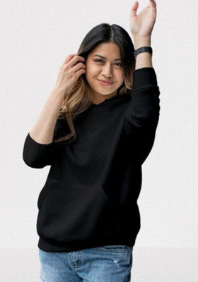 HouseOfCommon Full Sleeve Solid Women Sweatshirt