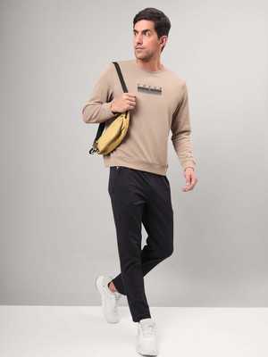 TECHNOSPORT Full Sleeve Solid Men Sweatshirt
