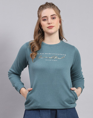 MONTE CARLO Full Sleeve Printed Women Sweatshirt