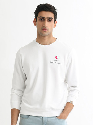 Rare Rabbit Full Sleeve Solid Men Sweatshirt