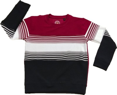 SVS Clothings Full Sleeve Striped Boys Sweatshirt