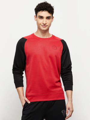 MAX Full Sleeve Color Block Men Sweatshirt