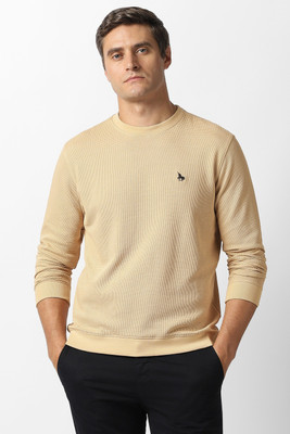 VAN HEUSEN Full Sleeve Solid Men Sweatshirt