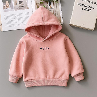 Shenan Full Sleeve Solid, Printed Boys & Girls Sweatshirt