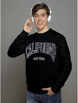 FastColors Full Sleeve Printed Men Sweatshirt