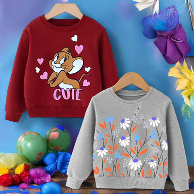 Mimmy Kids Full Sleeve Printed Baby Boys & Baby Girls Sweatshirt