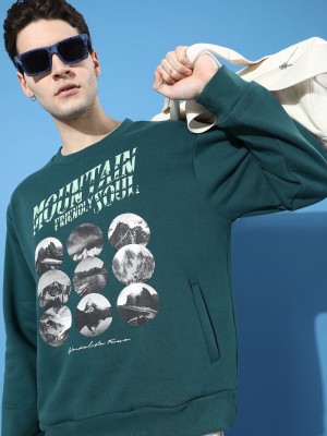 DIFFERENCE OF OPINION Full Sleeve Graphic Print Men Sweatshirt
