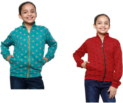 KAVYA Full Sleeve Printed Girls Sweatshirt