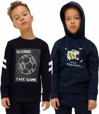 KEESOR Full Sleeve Printed Boys Sweatshirt