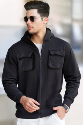 TRIPR Full Sleeve Solid Men Sweatshirt