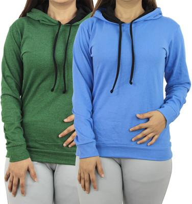 MYO Full Sleeve Solid Women Sweatshirt
