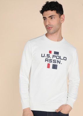 U.S. POLO ASSN. Full Sleeve Solid Men Sweatshirt