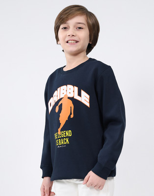 MONTE CARLO Full Sleeve Printed Boys Sweatshirt