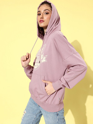 Roadster Full Sleeve Printed Women Sweatshirt