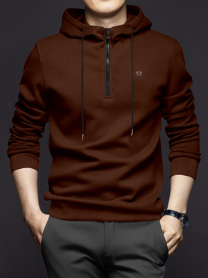 Triptee Full Sleeve Solid Men Sweatshirt