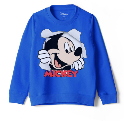 DISNEY BY MISS & CHIEF Full Sleeve Graphic Print Boys Sweatshirt
