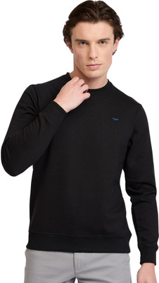 PARK AVENUE Full Sleeve Solid Men Sweatshirt