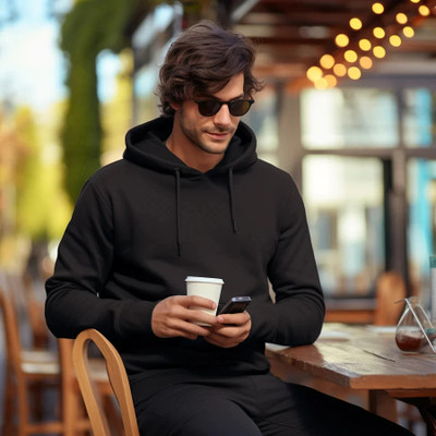 HouseOfCommon Full Sleeve Solid Men Sweatshirt