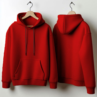 INFIRAX Full Sleeve Solid Men Sweatshirt