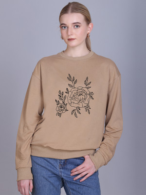 OBAAN Full Sleeve Printed Women Sweatshirt