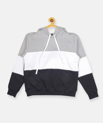 instafab Full Sleeve Color Block Boys Reversible Sweatshirt