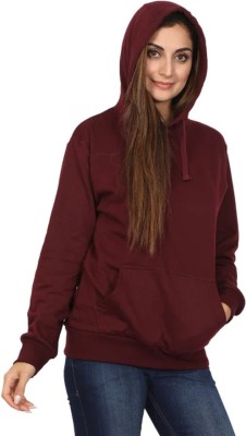 hornhead Full Sleeve Solid Women Sweatshirt