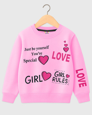 Kuchipoo Full Sleeve Printed Girls Sweatshirt