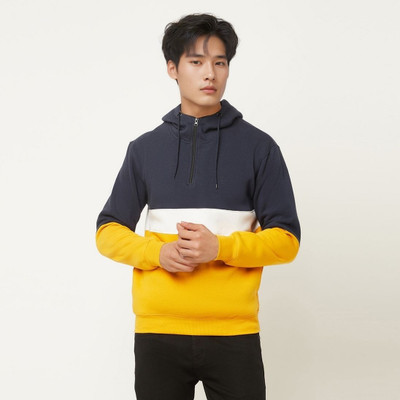 HOLDIT Full Sleeve Color Block Men Sweatshirt