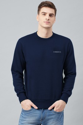 FARROWX Full Sleeve Solid Men Sweatshirt