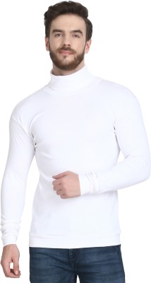 FASHA Full Sleeve Solid Men Sweatshirt