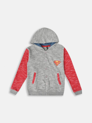 Here&Now X Game Begins Full Sleeve Self Design Boys Sweatshirt