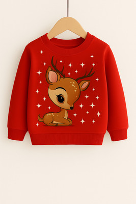toystshirt Full Sleeve Printed Boys & Girls Sweatshirt