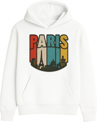 MARVIX Full Sleeve Embroidered, Graphic Print, Printed Men & Women Sweatshirt