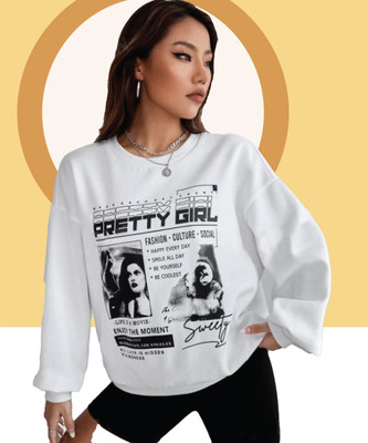 METRONAUT Full Sleeve Graphic Print Women Sweatshirt