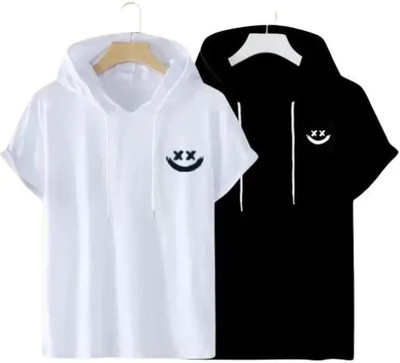 Zenloop Styles Half Sleeve Solid Men Sweatshirt
