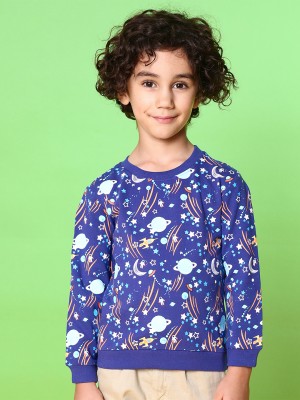 NautiNati Full Sleeve Printed Baby Boys Sweatshirt