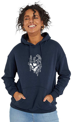 PickPok Full Sleeve Solid Women Sweatshirt