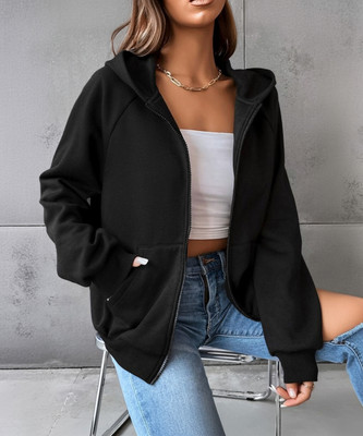 FARICON Full Sleeve Solid Women Sweatshirt