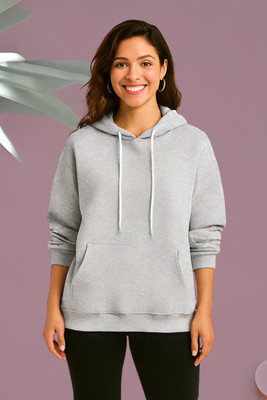 NRG Fashion Full Sleeve Solid Women Sweatshirt