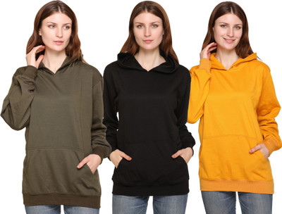 HouseOfCommon Full Sleeve Solid Women Sweatshirt