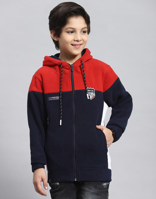 MONTE CARLO Full Sleeve Solid Boys Sweatshirt