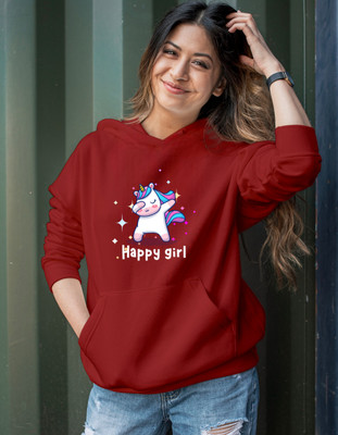 Povaxpo Full Sleeve Graphic Print Women Sweatshirt