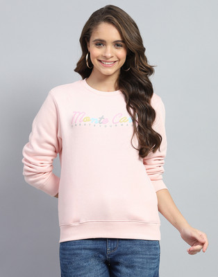 MONTE CARLO Full Sleeve Printed Women Sweatshirt