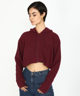 FOREVER 21 Full Sleeve Solid Women Sweatshirt