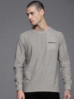 WROGN Full Sleeve Embroidered Men Sweatshirt