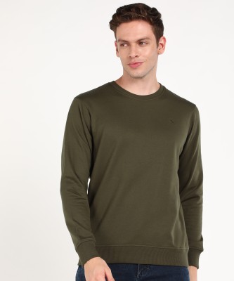 PARX Full Sleeve Solid Men Sweatshirt