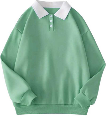 FAISALGARMENT Full Sleeve Solid Women Sweatshirt